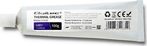 QOLTEC 51639 Qoltec Termopasta 1,93 W/mK 100g pilkas