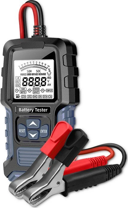 Qoltec Skaitmeninis testeris su wyświetlaczem LCD | 12V | 24V | 3Ah-250Ah