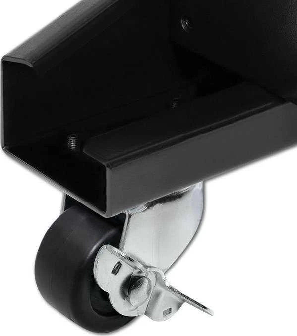 QOLTEC 54507 Ratukai su stabdžiu stelažams 19colių / 4vnt