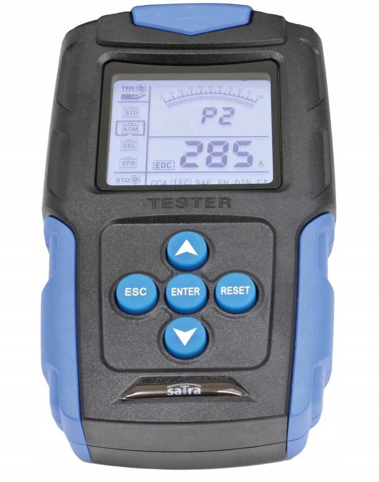 Akumuliatorių testeris SATRA S-LBA1224; 12-24 V