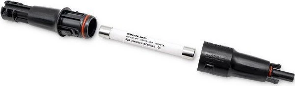 QOLTEC 52599 Saulės kolektoriaus jungtis su saugikliu / MC4 jungtis / 1500V / 30A