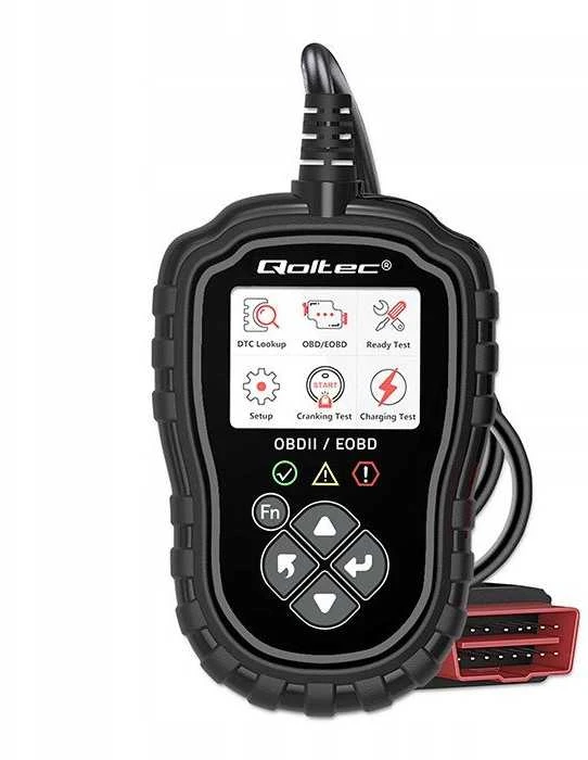 „Qoltec Skaitmeninis ProLine“ diagnostikos testeris | OBD2 EOBD | Poliravimo MENIU | 8V-25V | Dviguba sistema