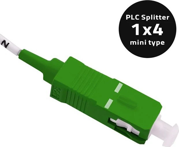 Qoltec PLC skirstytuvas 1x4 SC/APC G.657A 0.9mm
