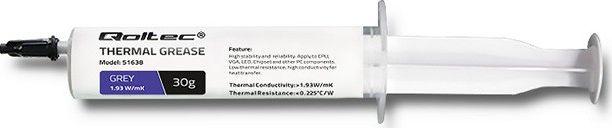 QOLTEC 51638 Qoltec Thermal paste 1.93 W/m-K 30g pilkas