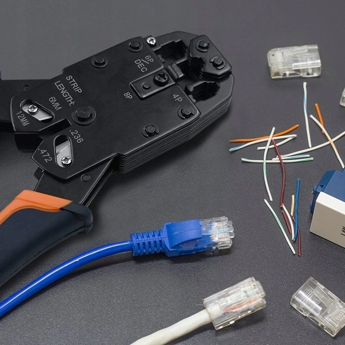 Qoltec RJ45 perėjimo jungtis CAT6 UTP auksuotos kontaktai 10 vnt