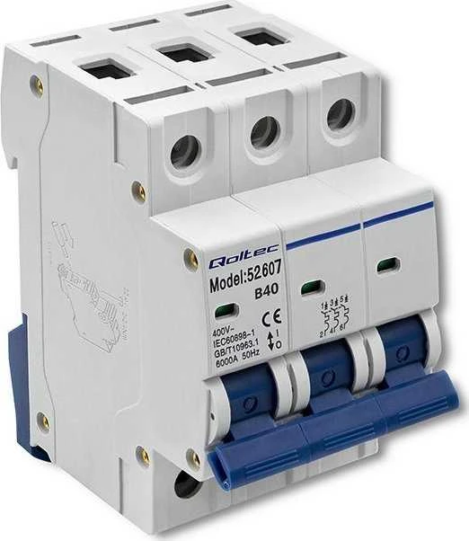 Qoltec Perkrovos grandinės saugiklis B40 40A 3P