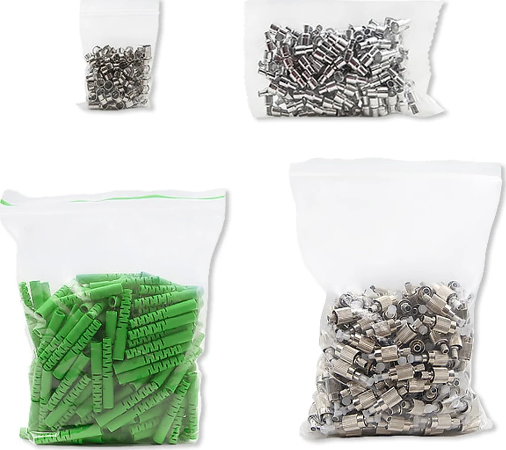Qoltec FC/APC optinio pluošto jungtis 2.0mm vienamode 200 vnt. komplekte