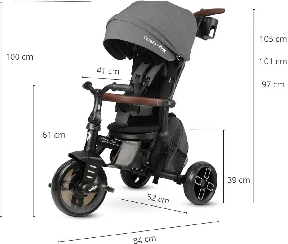 MILLY MALLY 6340 Qplay Triratis Comfo Max Pilka