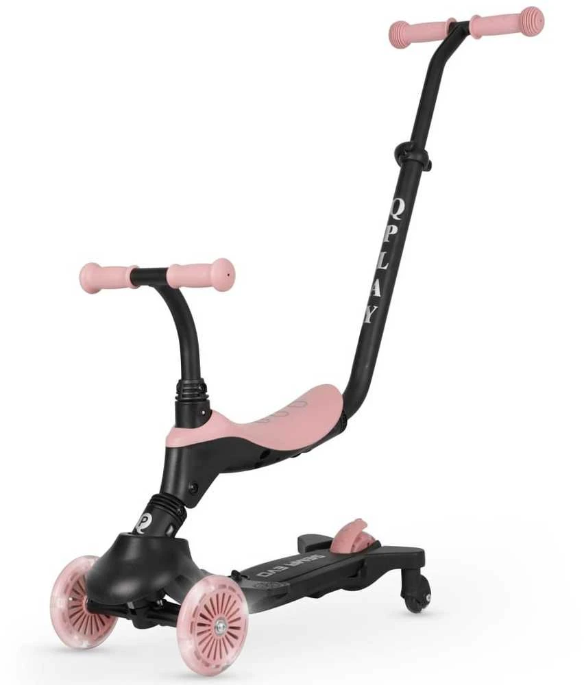 MILLY MALLY 6310 Qplay Sema Evo 3in1 Coral Rožinė paspirtukas