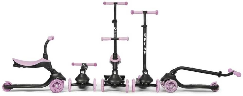 MILLY MALLY 6313 Qplay Sema Evo 3in1 violetinis paspirtukas