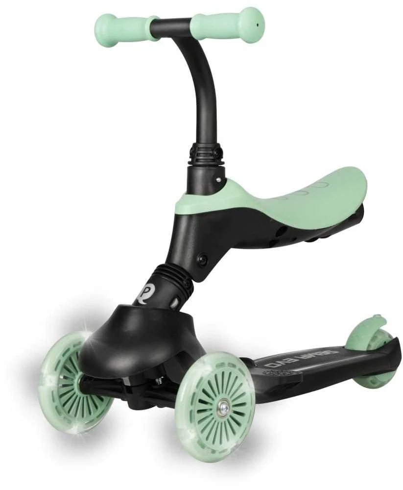 MILLY MALLY 6309 Qplay Sema Evo 3in1 žalias paspirtukas