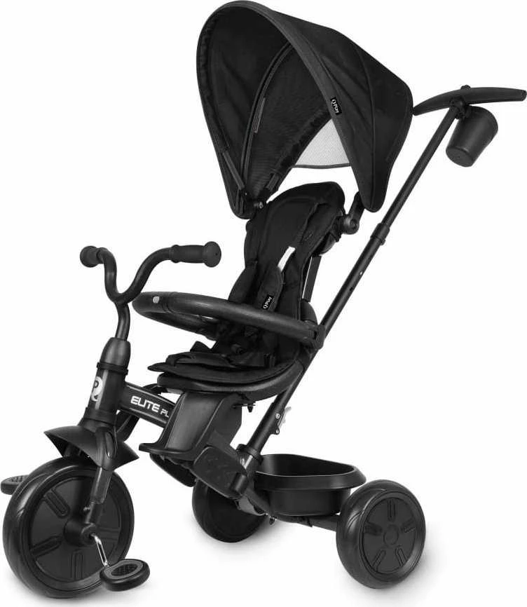 Triratukas Qplay Elite Platinum, Juodas
