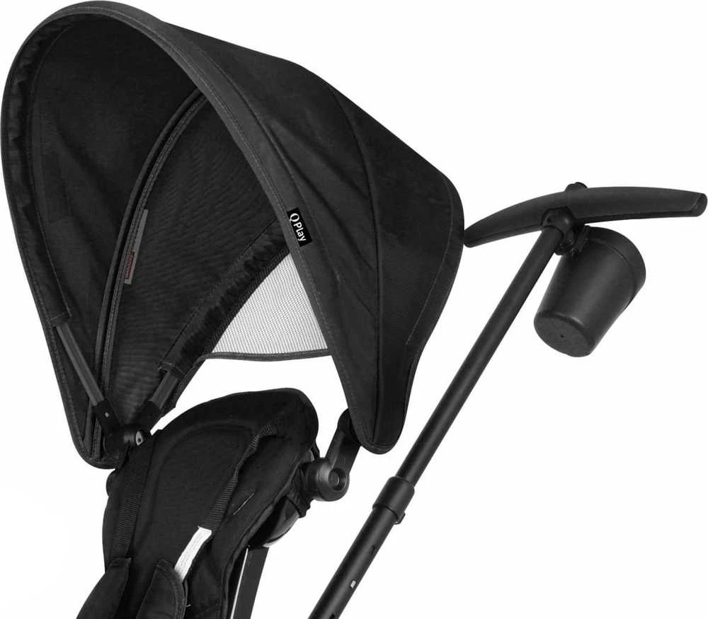 Triratukas Qplay Elite Platinum, Juodas