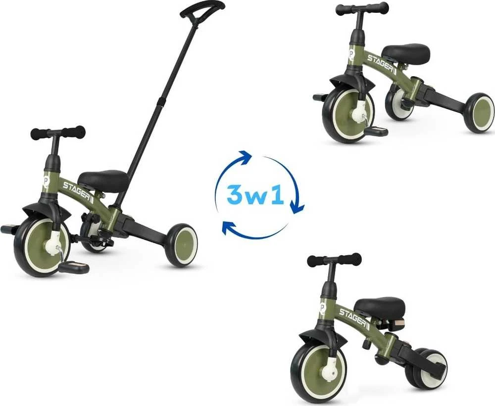 Qplay MILLY MALLY 6277 Triratis Stager 3in1 žalias