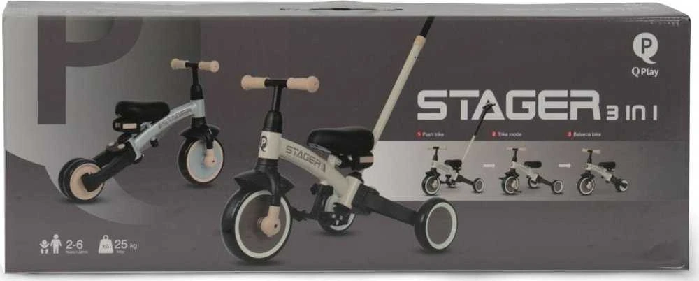 Qplay MILLY MALLY 6276 Triratis Stager 3in1 Platinum