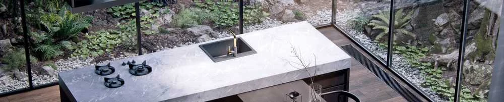 Syfonas Quadron Nuleidimo kamštis 3 1/2'' su 1 kameros sifonu Power Color sidabrinis stone (GRANIT-vertikalus), taupo vietą