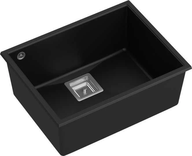 Plautuvė Quadron DAVID 50 HQD5542U7-BS, 550x420x225 anglies juoda/plieno