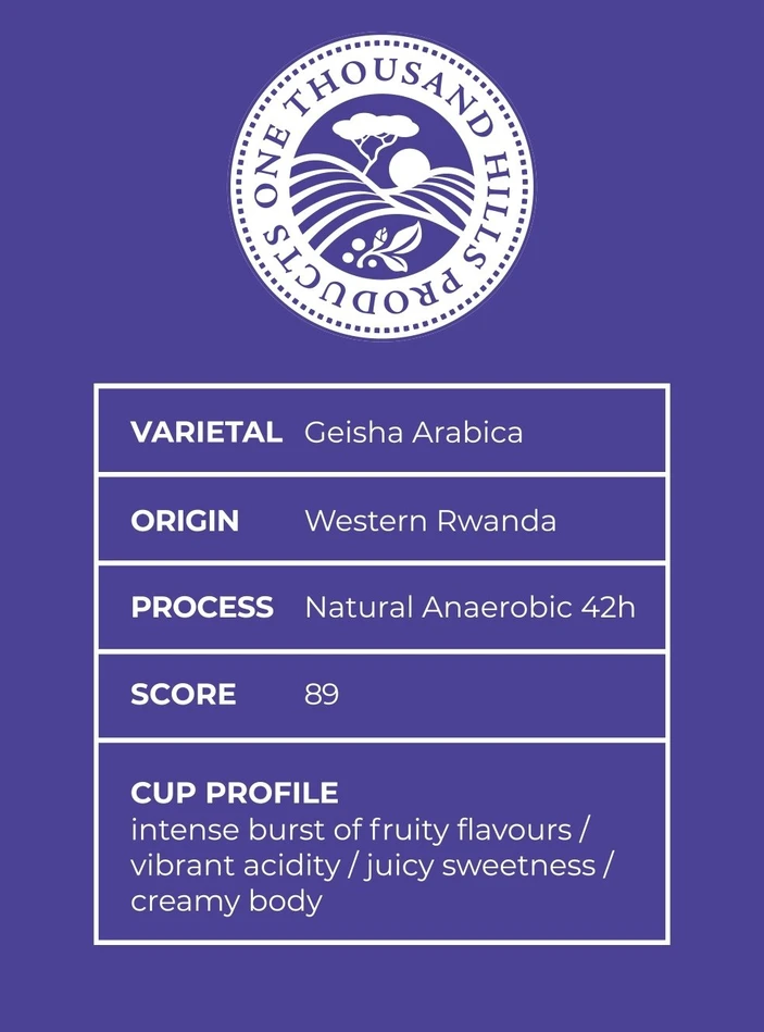 Qualia Caffe Skrudinta kava MUHABURA One & Only Filter 200g - Specialty Competition