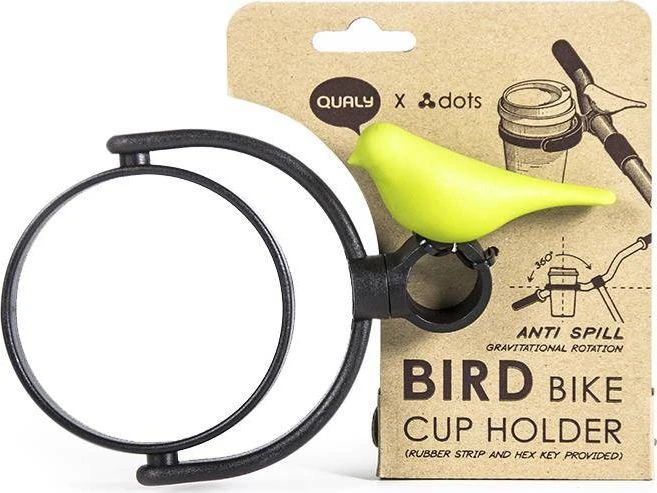 Qualy Bird dviračio puodelių laikiklis, žalias, QLX20010-GN