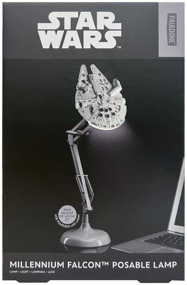 Paladone Žvaigždžių karai – lankstomas stalo šviestuvas „Millennium Falcon“ (PP5056SWV2)