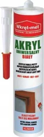 Quantec UNIVERSALUS AKRILAS UAZ-310-BI UŽTAISAS 310 ml BALTA WKRĘT-MET KLIMAS