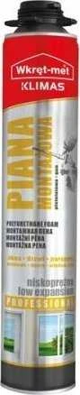 Wkret Met Klimas PMPL-750 Mažai besiplečiančios montažinės putos, 750 ml skardinė, mažai besiplečiančios