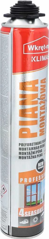 Wkret Met Klimas PMPL-750 Mažai besiplečiančios montažinės putos, 750 ml skardinė, mažai besiplečiančios