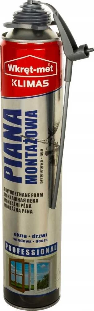 Quantec POLIURETANO PUTOS PMPL-900-65L ŽEMOS EKSPANZIJOS SKARDINĖ 880&nbsp;ml WKRĘT-MET KLIMAS
