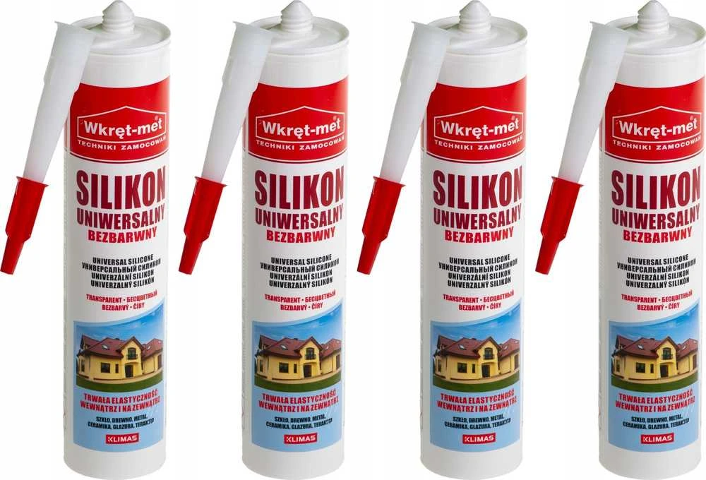 Quantec Wkret Met Klimas UNIVERSALUS SILICONE SUN-310-BB KASETĖS 310 ml BESALVIS VARŽTAS-MET KLIMAS