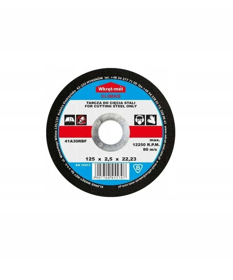 Quantec KORUNDO DISKAS PLIENUI PJAUTI TCS-12525 125 mm WKRĘT-MET KLIMAS