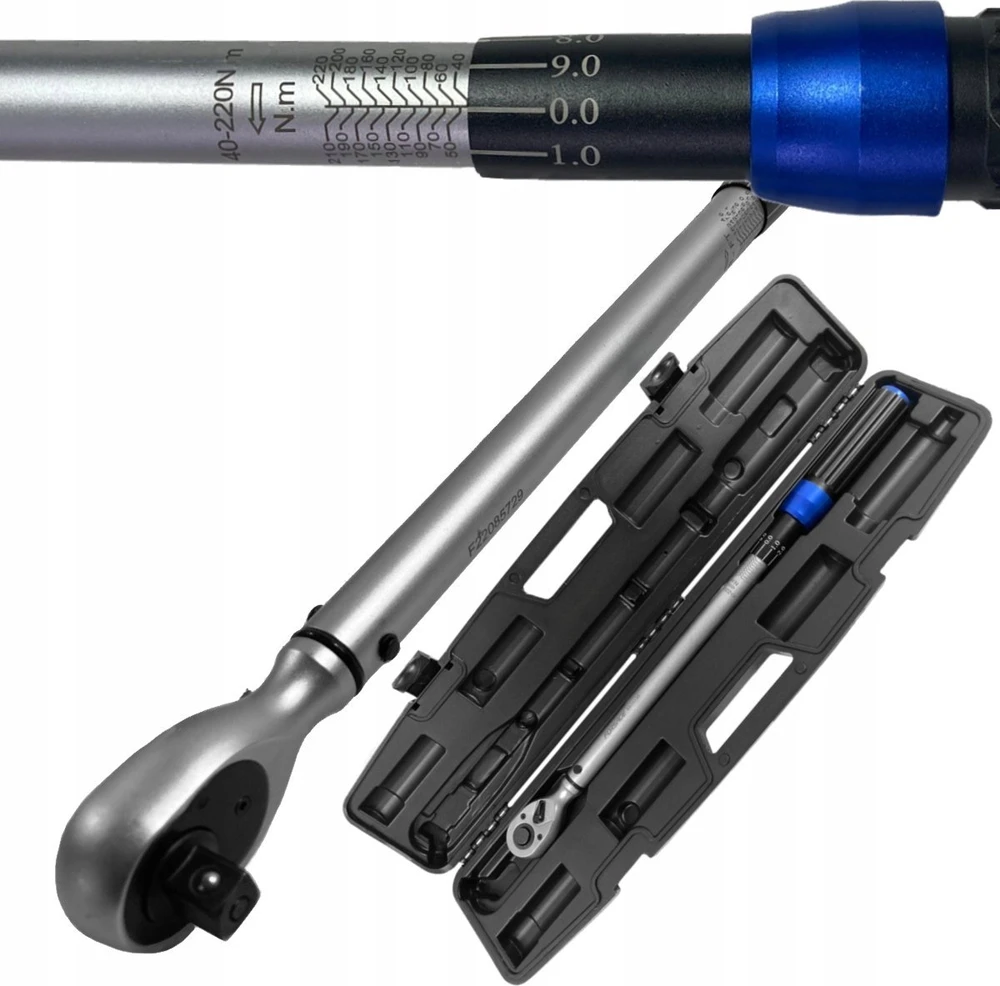 Quatros FORSAGE KLUCZ DYN. 1/2'' 40-220Nm PREMIUM...