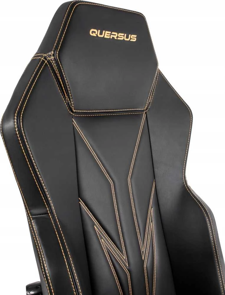 Fotel QUERSUS VAOS.2.3. Gold Accent (juoda - auksinė)