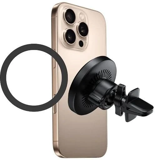 Quik Priedai QM-910 Magnetinis automobilio telefono laikiklis su belaidžiu įkrovimu 15 W