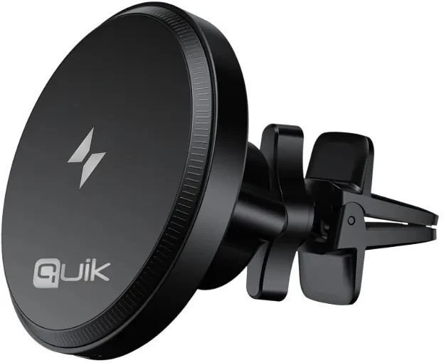 Quik Priedai QM-910 Magnetinis automobilio telefono laikiklis su belaidžiu įkrovimu 15 W
