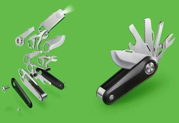 „Quirky Switch V2“ – daugiafunkcis kišeninis peilis su 18 funkcijų