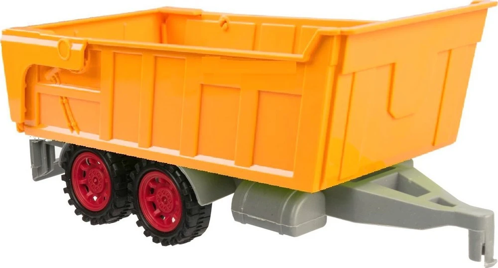 Lean Toys Nuotoliniu būdu valdomas traktorius su priekaba RC 1:16