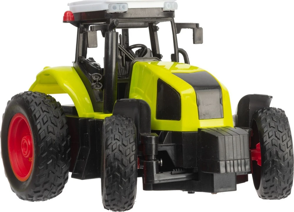 Lean Toys Nuotoliniu būdu valdomas traktorius su priekaba RC 1:16
