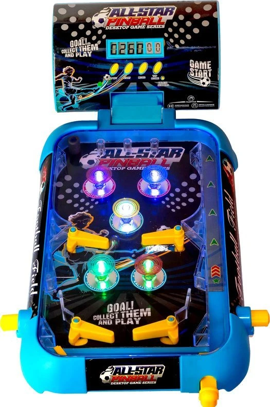 Lean Toys Vaikiškas pinbolo aparatas su šviesomis ir garsais