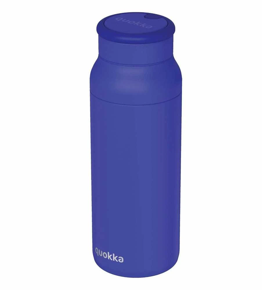Gertuvė „Quokka Echo“ – 690 ml nerūdijančio plieno butelis su silikonine rankena (sutemus Mėlyna)