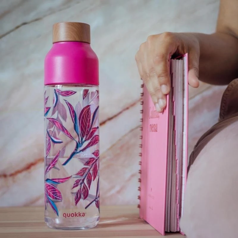 Gertuvė „Quokka Ice“ – „Ecozen“ vandens buteliukai, 840 ml (ofsetinės botaninės spalvos)