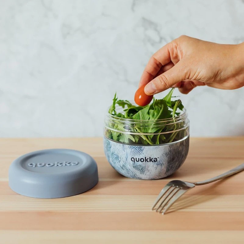 Quokka Bubble Food Jar - Plastic food container / Priešpiečių dėžutė 500 ml (Zen)