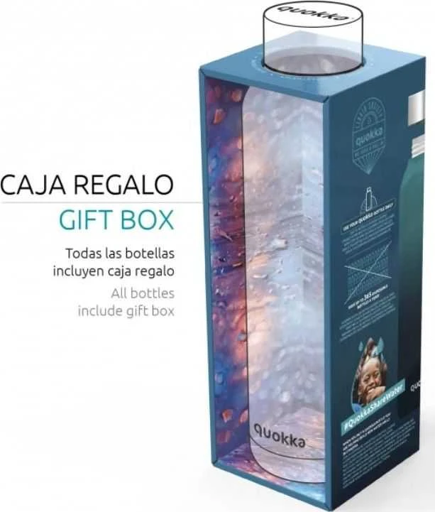 „Quokka Solid“ – nerūdijančio plieno termosas, 630 ml (elegantiškas cirkonio spalvos)