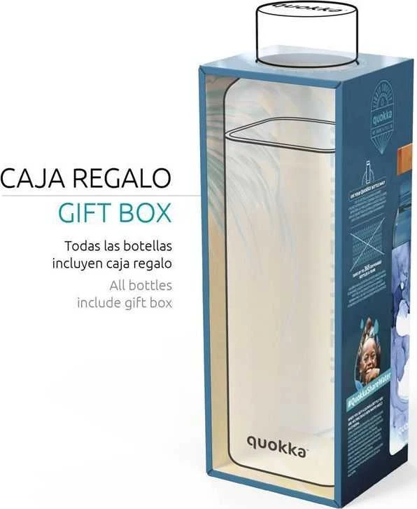 Stiklinė gertuvė Quokka Storm, 700 ml, spalva: raudona