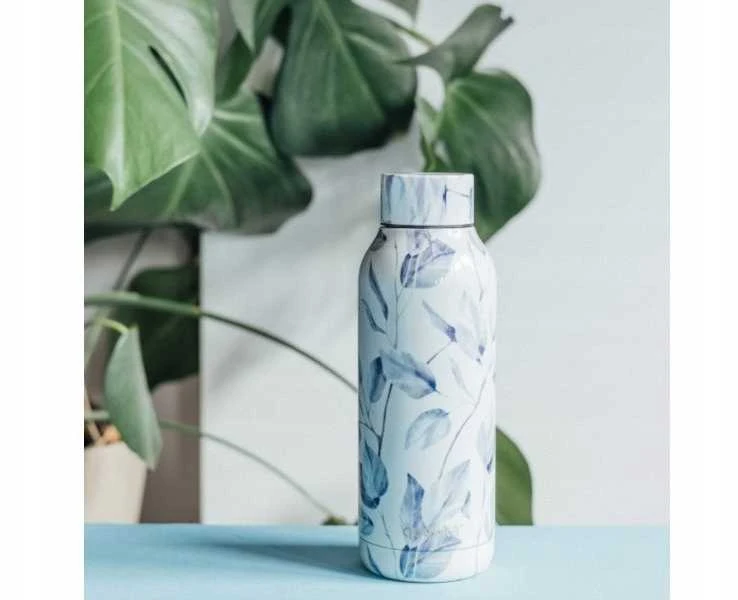 „Quokka Solid“ nerūdijančio plieno termosas 510 ml (pilkos spalvos puokštė)