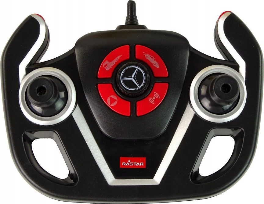 Rastar Nuotoliniu būdu valdomas vilkikas Mercedes-Benz 1:26, raudonas