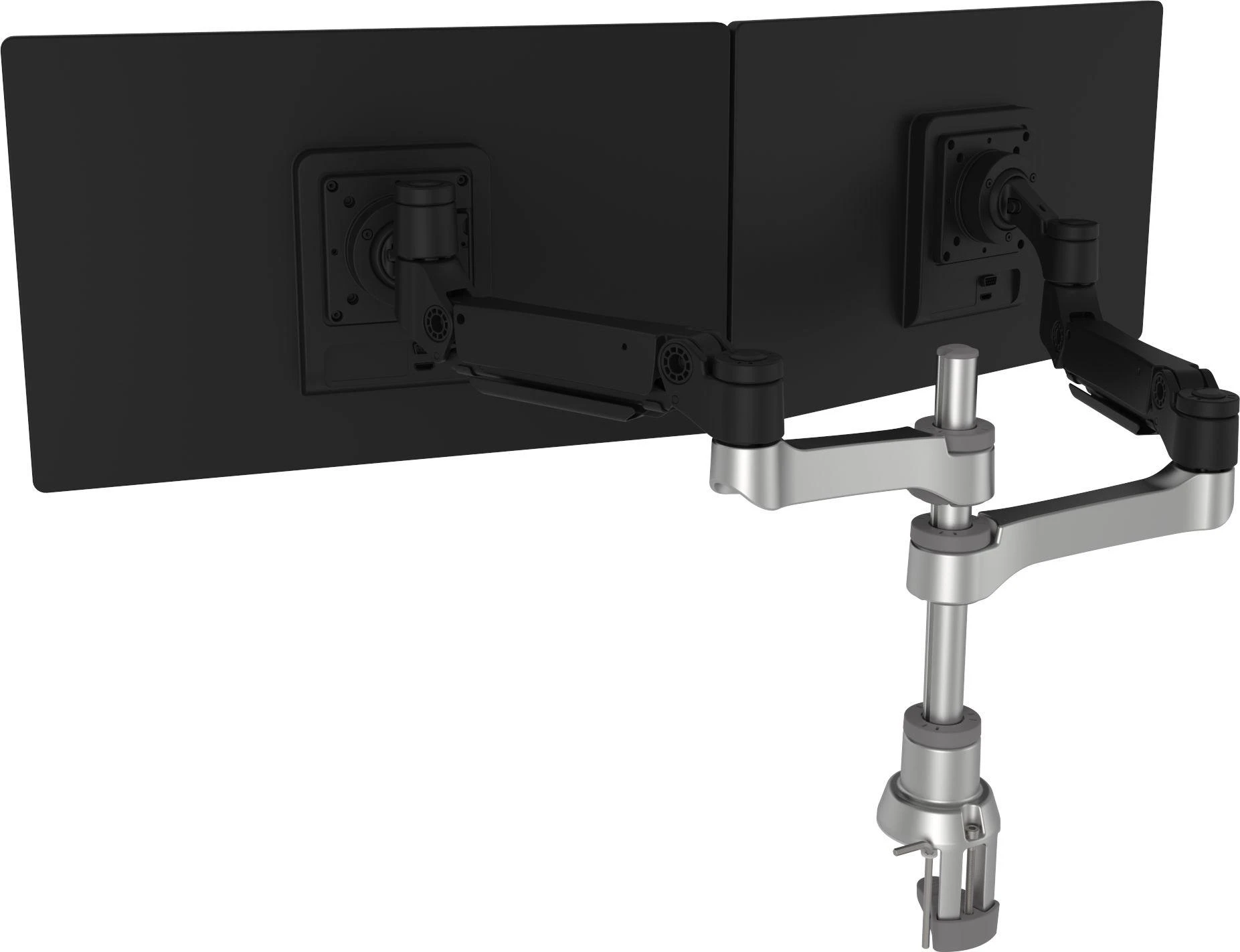 Laikiklis R-Go Tools R-Go Monitorarm 0"-32" 2TFT Max.9KG Caparo 4 Gasfeder sidabrinis