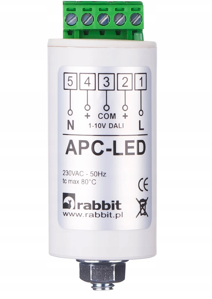 RABBIT RABB7012G3W5 Autonominė laiko relė APC-LED 1-10V / DALI RABB7012G3W5