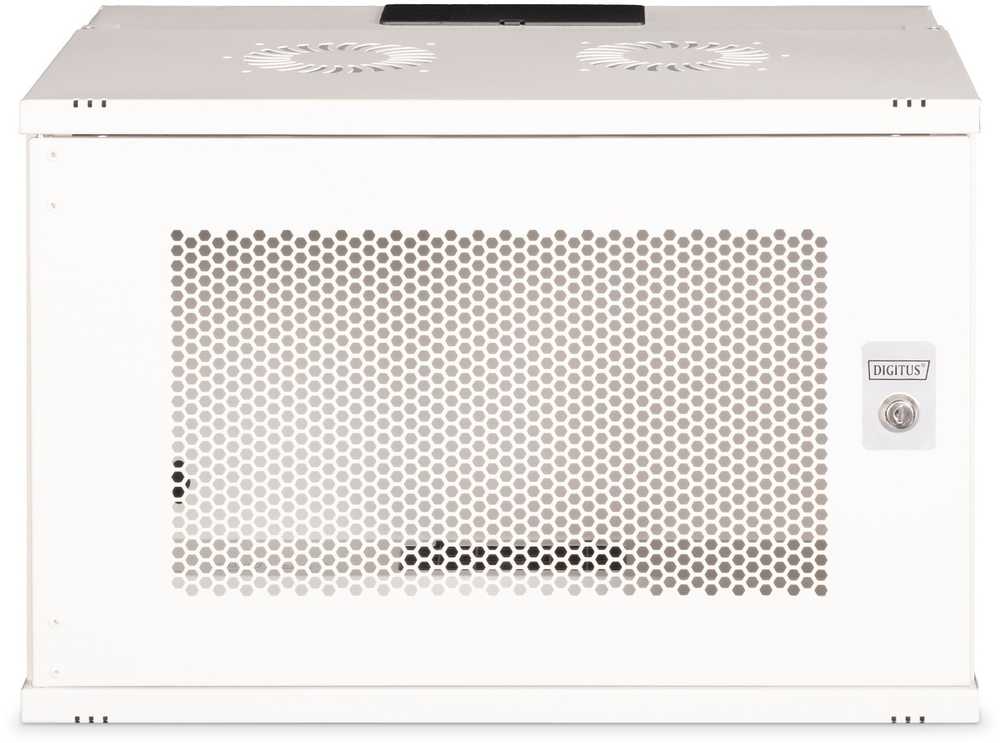 Spinta Digitus Rack Digitus DN-49208 SOHO perforuotos durys Pilka