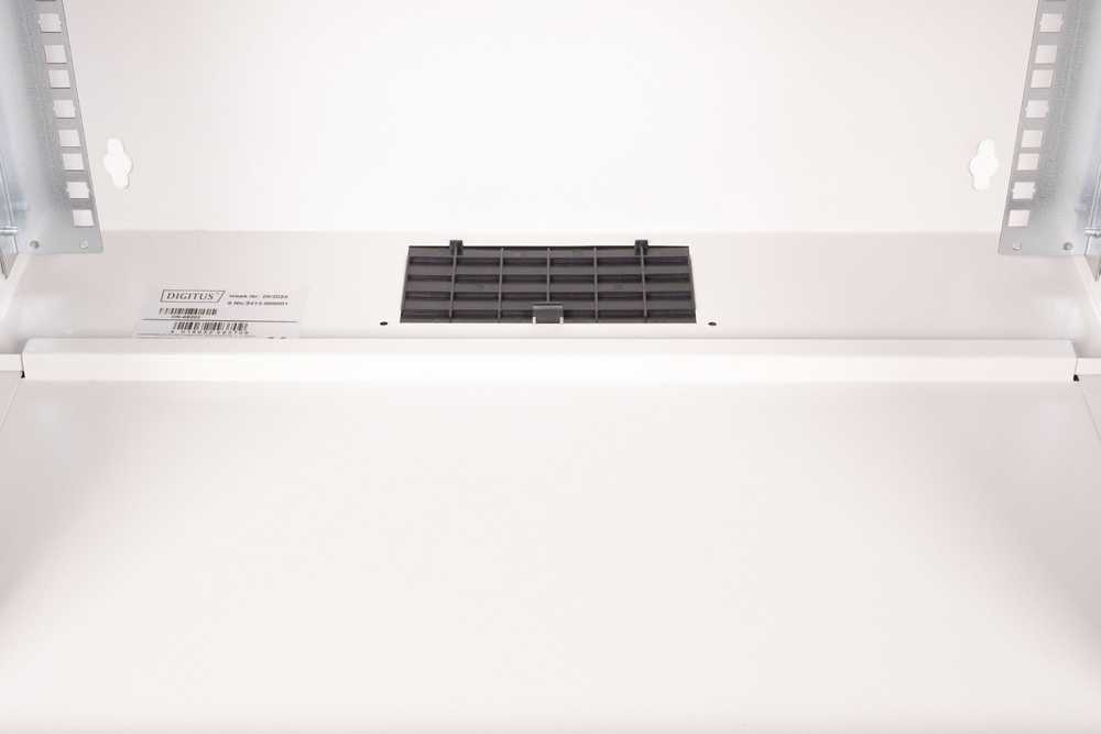 Spinta Digitus Rack Digitus DN-49208 SOHO perforuotos durys Pilka
