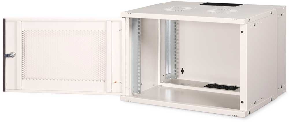 Spinta Digitus Rack Digitus DN-49208 SOHO perforuotos durys Pilka